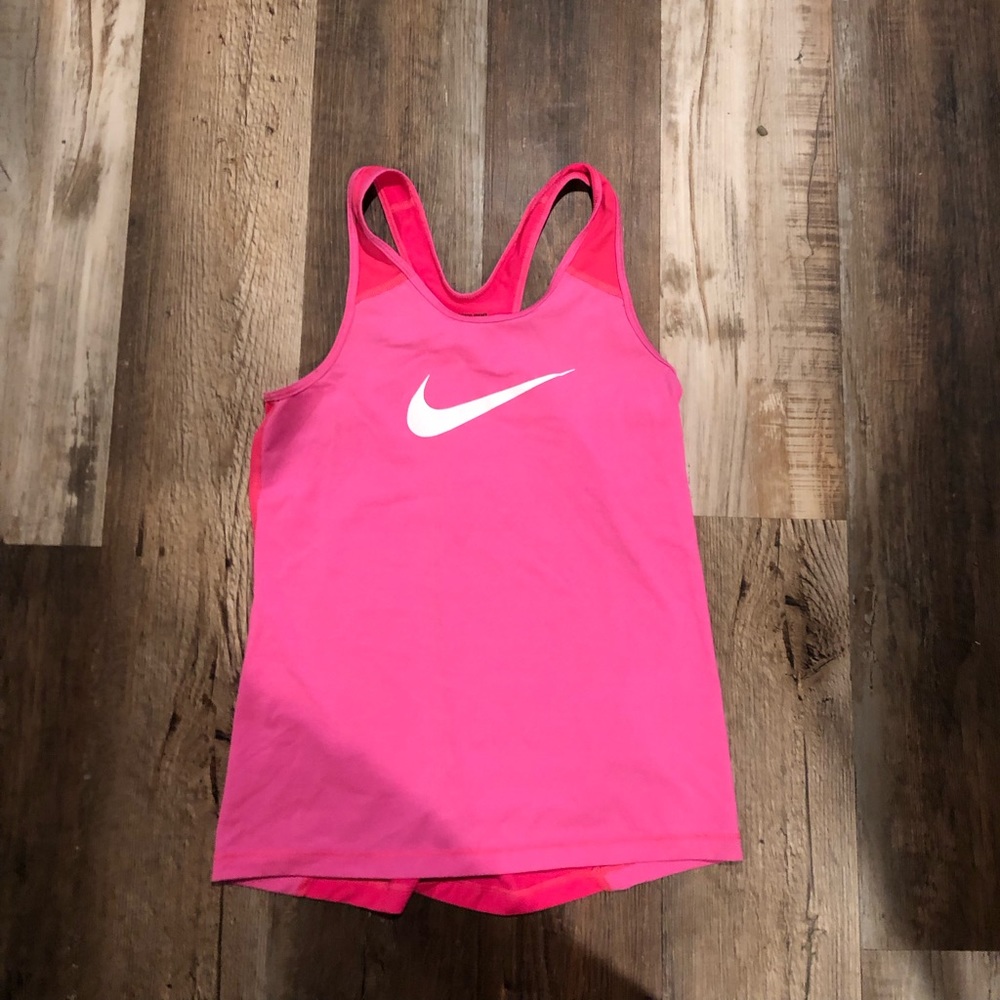 Pink Nike tank top